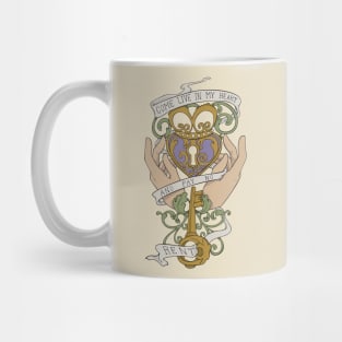 Come Live In My Heart And Pay No Rent - Claddagh Tattoo Design Mug